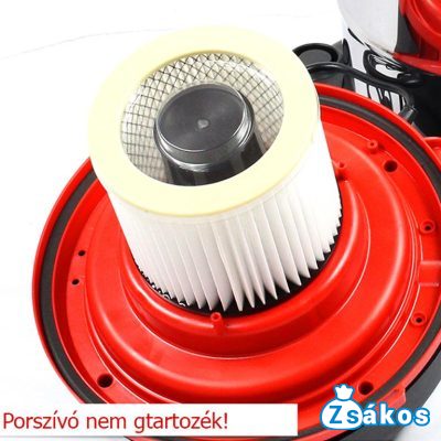 PORSZÍVÓ KOMPATIBILIS HEPA FILTER / MOTORVÉDŐ SZŰRŐ HENGERES ZÁRT KRAFT & MAUK K-402D MOSHATÓ foto