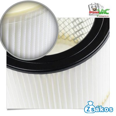 PORSZÍVÓ KOMPATIBILIS HEPA FILTER / MOTORVÉDŐ SZŰRŐ HENGERES ZÁRT KRAFT & MAUK K-402D MOSHATÓ foto