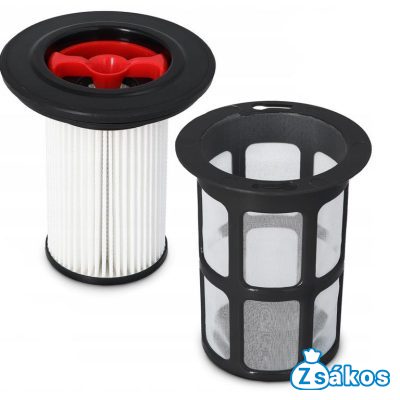 PORSZÍVÓ KOMPATIBILIS HEPA FILTER SZŰRŐVÉDŐVEL BOSCH BBS1114/02 / BCS101GB/03 / 12023349+12026106  MOSHATÓ foto