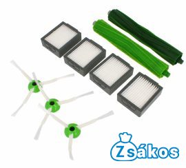 PORSZÍVÓ KOMPLETT KÉSZLET IROBOT ROOMBA I3 I4 I5 I6 I7 E5 E6 (9 RÉSZES)