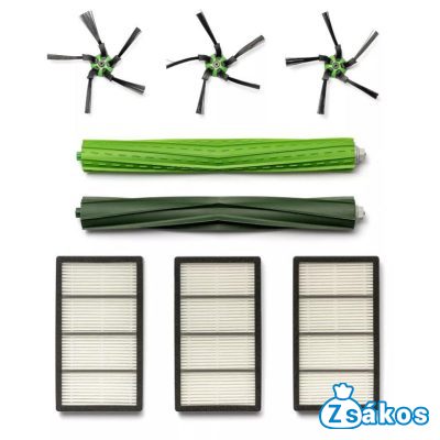 PORSZÍVÓ KOMPLETT KÉSZLET IROBOT ROOMBA S9 / S9+ (8 RÉSZES) foto