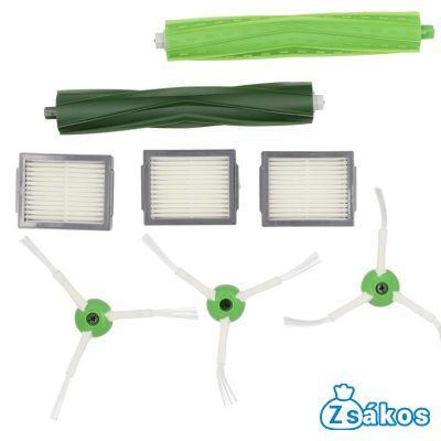 PORSZÍVÓ TARTOZÉK SZETT IROBOT ROOMBA E5 E6 I7 I7 (7 RÉSZES) foto