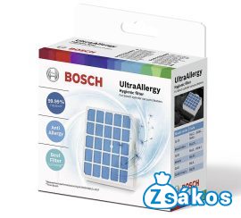 PORSZÍVÓ ULTRAALLERGY HEPA FILTER BOSCH / SIEMENS BGBS4HYG1/01 / VSZ4G340/01 / BBZ156UF(00) / 00578861 GYÁRI MOSHATÓ