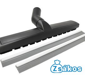 PORSZÍVÓ UNIVERZÁLIS SZÁRAZ / NEDVES PADLÓ / PARKETT-MÁRVÁNY SZÍVÓFEJ / 2DB KEFECSÍKKAL+2DB GUMICSÍKKAL Ø36MM (HOSSZA:360MM)