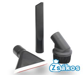 PORSZÍVÓ UNIVERZÁLIS SZÍVÓFEJ SZETT MIELE Ø35MM 3DB/CSOMAG (1DB KÁRPIT SZÍVÓFEJ, 1DB RÉSSZÍVÓFEJ, 1DB KÖRKEFÉS SZÍVÓFEJ)