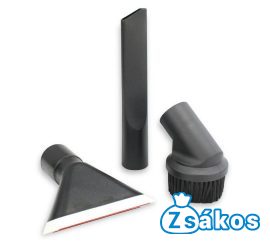 PORSZÍVÓ UNIVERZÁLIS SZÍVÓFEJ SZETT Ø32MM 3DB/CSOMAG (1DB KÁRPIT SZÍVÓFEJ, 1DB RÉSSZÍVÓFEJ, 1DB KÖRKEFÉS SZÍVÓFEJ)