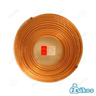 RÉZCSŐ 15x1mm LÁGY, VEGYTISZTA 25 m/tekercs fotó