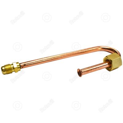 RÉZCSŐ FORDÍTÓ CSATLAKOZÓ 1/4"x1/4" fotó