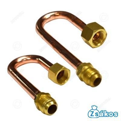 RÉZCSŐ FORDÍTÓ CSATLAKOZÓ 1/4"x3/8" fotó