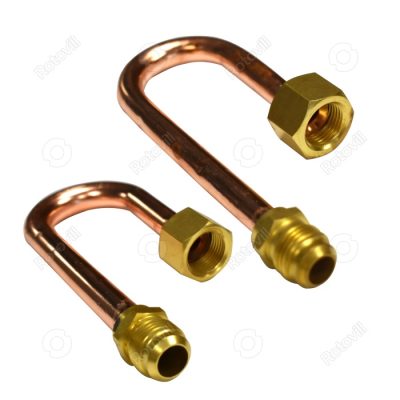 RÉZCSŐ FORDÍTÓ CSATLAKOZÓ 1/4"x3/8" fotó