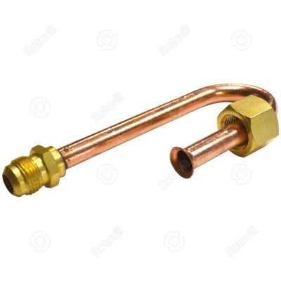 RÉZCSŐ FORDÍTÓ CSATLAKOZÓ 3/8"x3/8" fotó