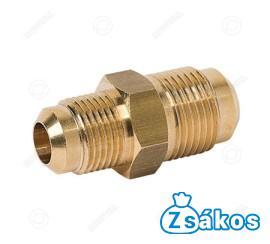 RÉZCSŐ KÖZCSAVAR  (CSATLAKOZÓ KÖZDARAB) 1/2"-12 mm x -3/4"-19mm