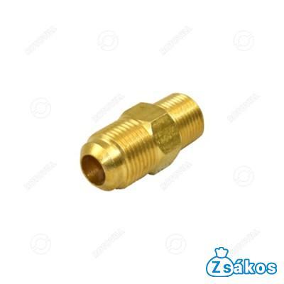 RÉZCSŐ KÖZCSAVAR  (CSATLAKOZÓ KÖZDARAB) 1/2"-12mm x 3/8ˇ-10mm fotó