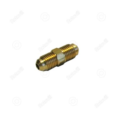 RÉZCSŐ KÖZCSAVAR  (CSATLAKOZÓ KÖZDARAB) 1/4"- 6,35 mm fotó