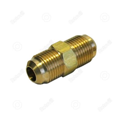 RÉZCSŐ KÖZCSAVAR  (CSATLAKOZÓ KÖZDARAB)  3/8"-10 mm fotó