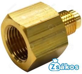 RÉZCSŐ SZŰKÍTŐ  KÖZCSAVAR  (KÜLSŐ-BELSŐ) 1/4"-6 mm x -1/2"-12 mm