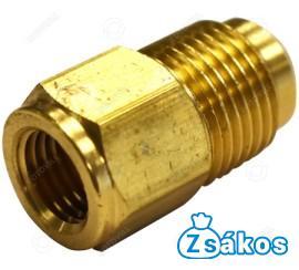 RÉZCSŐ SZŰKÍTŐ  KÖZCSAVAR  (KÜLSŐ-BELSŐ) 3/8"-10 mm x-1/4"-6 mm