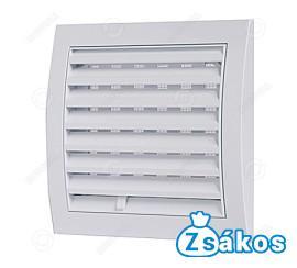 SZELLŐZŐRÁCS MV 120 VS 125mm FIX ZSALU+HÁLÓ CSŐCSATL.
