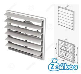 SZELLŐZŐRÁCS MV 250 VJD ZSALUS