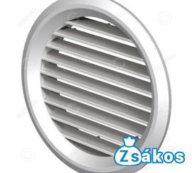 SZELLŐZŐRÁCS MV 51/2 BVS 50mm KEREK HÁLÓS FEHÉR CSŐCSATL. (2db/csomag)