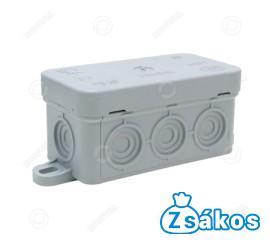  SZERELŐ DOBOZ, FALON KÍVÜLI, (szürke, 75x35x40mm) fotó