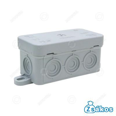 SZERELŐ DOBOZ, FALON KÍVÜLI, (szürke, 75x35x40mm) fotó