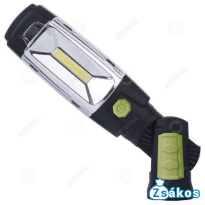 SZERELŐLÁMPA (3W COB + 6 LED) TÖLTHETŐ P4518 fotó