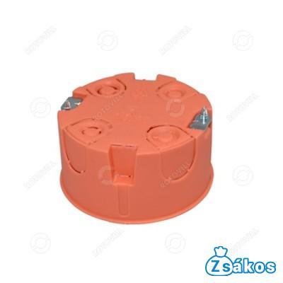 SZERELVÉNYDOBOZ GIPSZKARTONHOZ NARANCS (35mm mély/átmérő:68mm) fotó