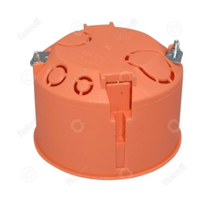 SZERELVÉNYDOBOZ GIPSZKARTONHOZ NARANCS (45mm mély/átmérő:68mm) fotó