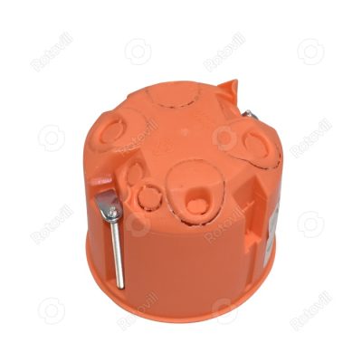 SZERELVÉNYDOBOZ GIPSZKARTONHOZ NARANCS (60mm mély/átmérő:68mm) fotó
