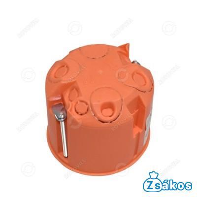 SZERELVÉNYDOBOZ GIPSZKARTONHOZ NARANCS (60mm mély/átmérő:68mm) fotó