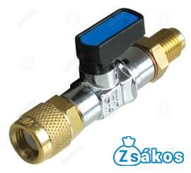 SZERVÍZCSAP REFCO (KÉK) 1/4" SAE