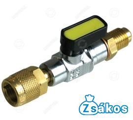SZERVÍZCSAP REFCO (SÁRGA) 1/4" SAE