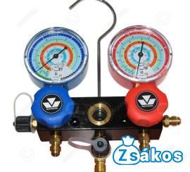 SZERVÍZCSAPTELEP MASTERCOOL (R134A, R404A, R507A, R407C, R22)