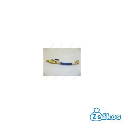 Szerviztömlő csappal 1/4Coll x 1/4Coll kék  MASTERCOOL fotó