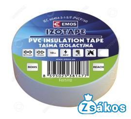  SZIGETELŐSZALAG 10FM FEHÉR fotó