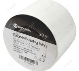 SZIGETELŐSZALAG RCOOL 50mm/20m FEHÉR