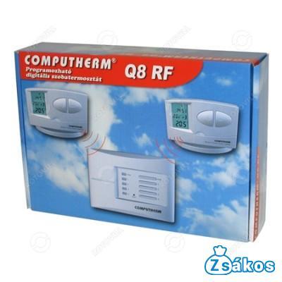 SZOBATERMOSZTÁT Q8RF MULTI ZÓNÁS, DIGITÁLIS, PROGRAMOZHATÓ, RÁDIÓFREK. COMPUTHERM fotó