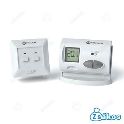 SZOBATERMOSZTÁT RCOOL RC3RF DIGITÁLIS, NEM PROG. RÁDIÓFREKVENCIÁS fotó