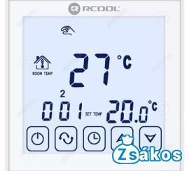 SZOBATERMOSZTÁT RCOOL VISION WIFI DIGITÁLIS PROGRAMOZHATÓ MODELL