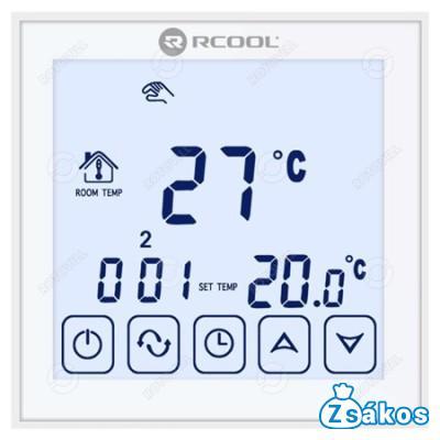 SZOBATERMOSZTÁT RCOOL VISION WIFI DIGITÁLIS PROGRAMOZHATÓ MODELL fotó