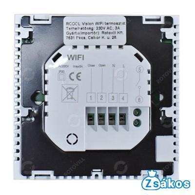 SZOBATERMOSZTÁT RCOOL VISION WIFI DIGITÁLIS PROGRAMOZHATÓ MODELL fotó