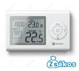 SZOBATERMOSZTÁT RCOOL VISION7, LCD, PROGRAMOZHATÓ