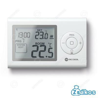 SZOBATERMOSZTÁT RCOOL VISION7RF, LCD, PROGRAMOZHATÓ, RÁDIÓFREKVENCIÁS fotó
