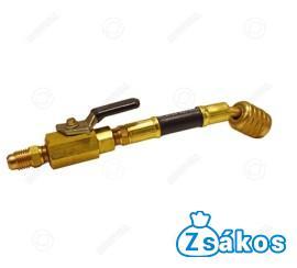TÖLTŐ ADAPTER ELZÁRÓCSAPPAL MASTERCOOL (R410A)