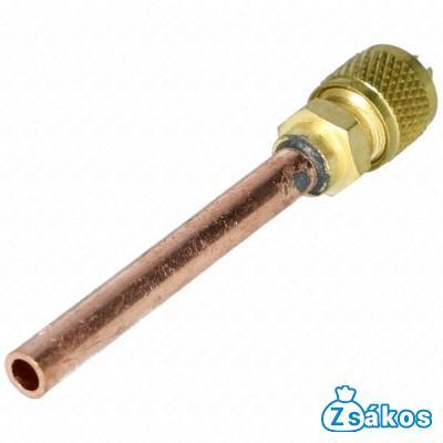 Töltőcső + szelep 5 cm-es csővel  D=6 fotó