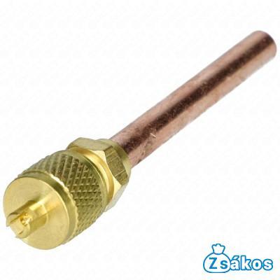 Töltőcső + szelep 5 cm-es csővel  D=6 fotó