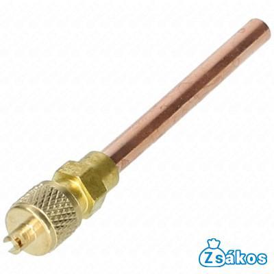 Töltőcső + szelep 5 cm-es csővel  D=6,3 1csomag=10db fotó