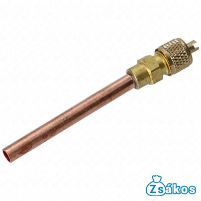 Töltőcső + szelep 5 cm-es csővel  D=6,3 fotó