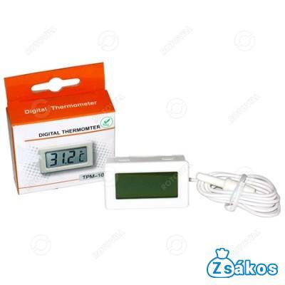 TPM-10F DIGITÁLIS HŐMÉRŐ FEHÉR  (-50/+70C °C) fotó